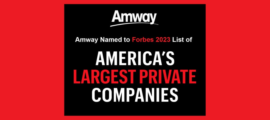 Amway Named To Forbes 2023 Largest Private Companies List