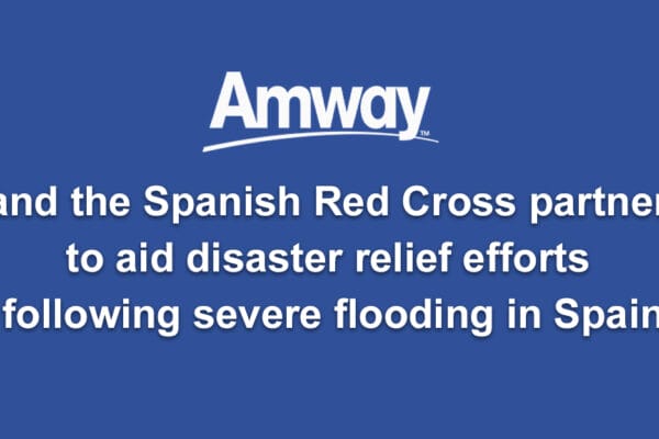 Amway and the Spanish Red Cross partner to aid disaster relief efforts following severe flooding in Spain